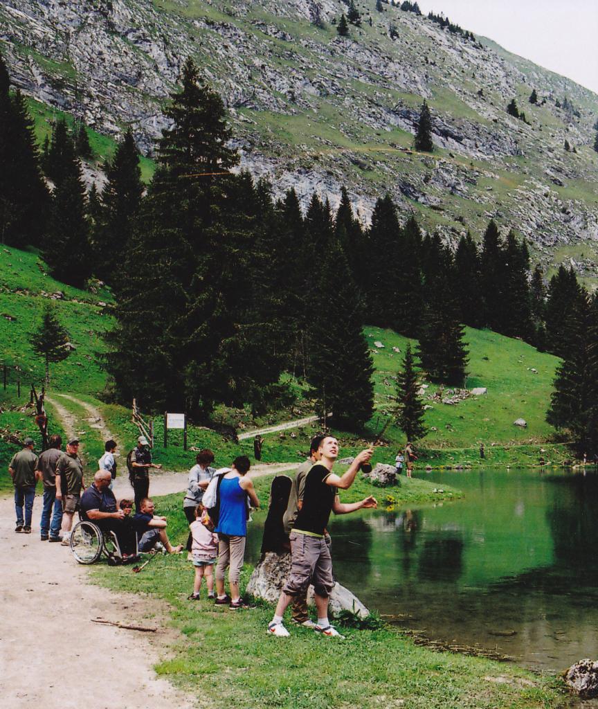 Initiation de pêche à la mouche en lac de montage 